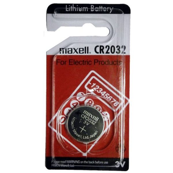 Maxell CR-2032 3V Coin Type Lithium Battery Button Battery Motherboard Remote Control Battery