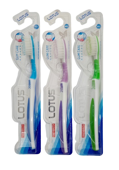 Lotus Tooth Brush Oral Cleaning Ultra Soft Very Good Quality Tooth Brush-3 Pcs