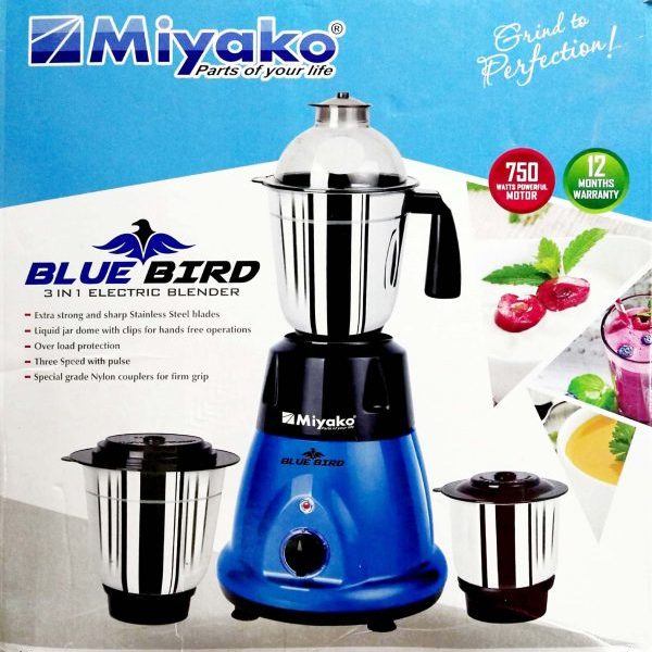 Miyako Blue Bird Multi Purpose Mixer Grinder Blender Machine 750 watt