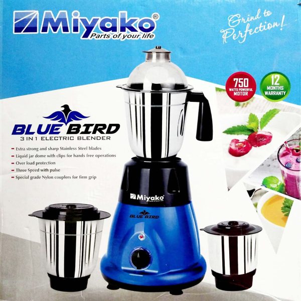 Miyako Blue Bird Multi Purpose Mixer Grinder Blender Machine 750 watt