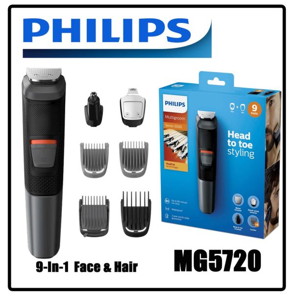 Philips MG5720/15 Multigroom Series 5000 Netherlands/ Indonesia Made Trimmer For Men