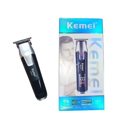 Kemei KM-431 Rechargeable LCD Screen Professional Hair Trimmer for Men
