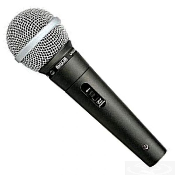 AHUJA AUD 98XLR Professional Dynamic Unidirectional Microphone 3 Pin Wired Corded Microphone